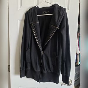 Studded sweatshirt dress M